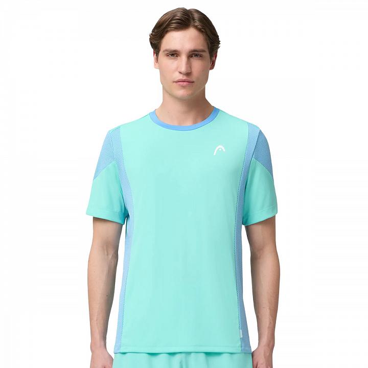 Head Slice T-Shirt Turquoise / Airforce Blue